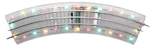 Vista 5 de Lionel Indicador O eléctrico FasTrack iluminado, paquete de pista terminal iluminado
