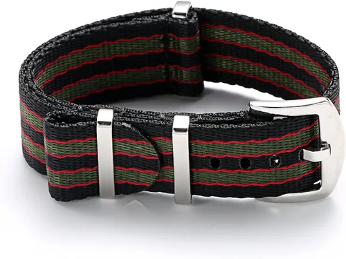Vista 5 de Pbcode Military Ballistic Nylon Watch Strap 18mm 20mm 22mm Premium Nylon Watch Bands for Men