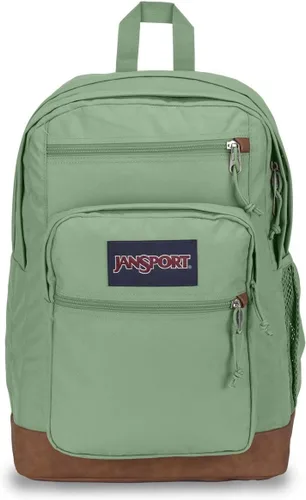 Vista 27 de JanSport Mochila genial con funda para laptop de 15 pulgadas, mochila grande para computadora con 2 compartimentos, correas ergonómicas, Negro