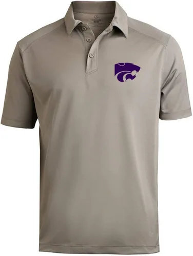 Vista 84 de Polo atlético de micro piqué NCAA para hombre Prime con cuello propio
