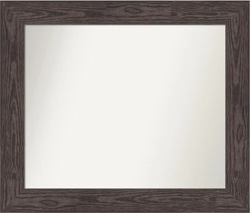Vista 259 de Amanti Art Espejo personalizado, espejo de baño negro puente, espejo de pared o espejo de tocador de baño sobre el fregadero (26 x 26 pulgadas)