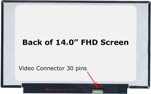 Vista 2 de SCREENARAMA Nueva pantalla de repuesto para HP 14-DQ1033CL 7RP94UA Pantalla LED LCD mate FHD IPS 1920x1080 con herramientas y cinta FHD mate.