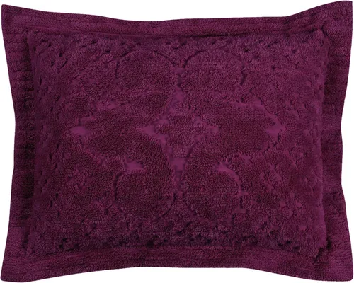 Vista 59 de Better Trends Colección Ashton - Colchas de chenilla con mechones, tamaño individual, color negro, 100% algodón, diseño de medallón de chenilla