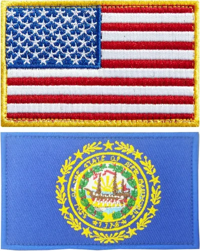 Vista 39 de stidsds Paquete de 2 parches bordados con la bandera de Estados Unidos de Alabama Alabama, bandera de Estados Unidos, bandera de Estados Unidos