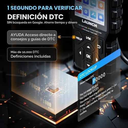 Vista 4 de Launch Lector de código de herramienta de escaneo de diagnóstico CR529 OBD2