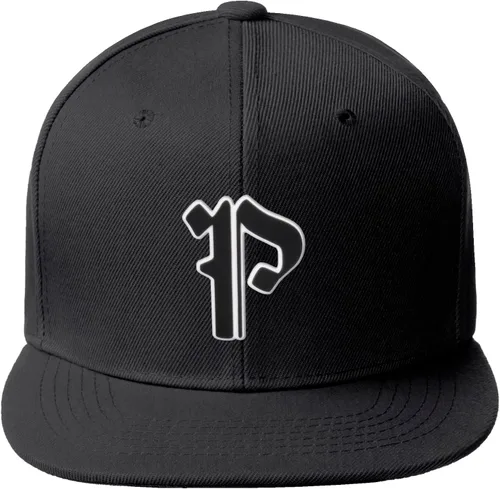 Vista 1143 de Daxton Gorra clásica con visera de billete plano con letras del alfabeto inglés antiguo de la A a la Z