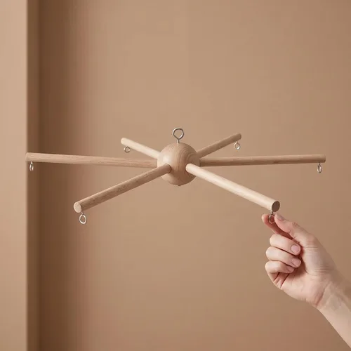Vista 6 de Kit de móvil para bebé, marco decorativo para cuna, manualidades, bricolaje, hogar, cuarto de bebé, balcón, techo, dormitorio, para niños y niñas