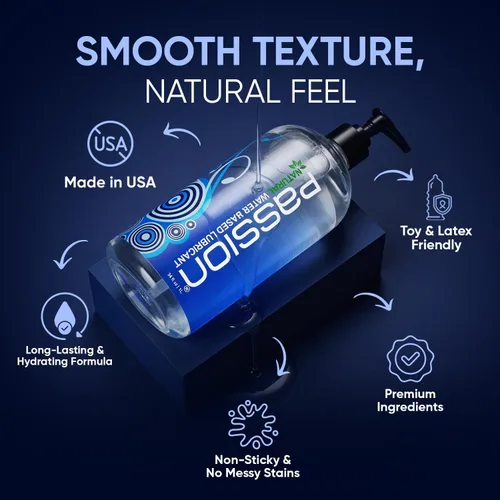Vista 4 de Passion Lubes, Lubricante natural a base de agua, PL100-2OZ, 1