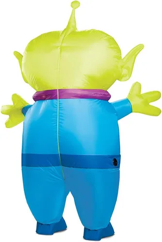 Vista 2 de Disguise Disfraz inflable unisex para adultos alienígenas, Multicolor