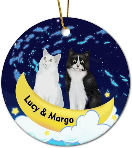 Vista 4 de Wolf Sable Pomeranian Ornaments Personalized Dog Ornament Custom Christmas Pet Ornament Pet Remembrance Keepsake Dog Memorial Gift 3" Pet Keepsake
