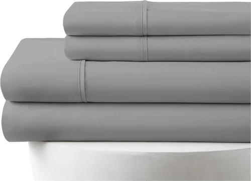 Vista 10 de Twin Size 4-Piece Sheet Set 1000 Thread-Count 100% Egyptain Cotton, 1000TC Soft, Breathable, Long-Staple Cotton Sateen Weave, Fits 19 Inches Extra