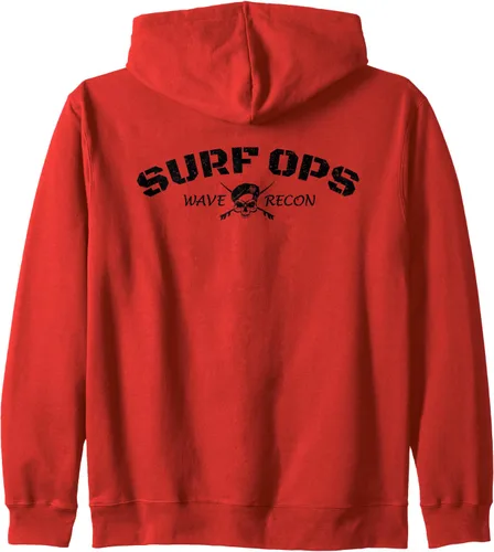 Vista 3 de Surf Ops Wave Recon Sudadera con cremallera de doble cara