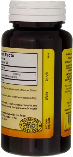 Vista 5 de Nature's Blend Cápsulas de ajo inodoro, 1250 mg, 100 unidades (1 paquete)