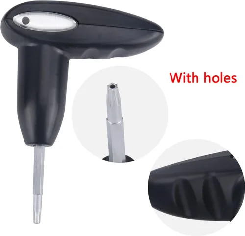 Vista 5 de HISTAR Herramienta de llave de ajuste para palos de golf, nueva T20/T25 (negro/naranja/azul) compatible con Taylormade/Cobra/RBZ 2/SLDR/Jetspeed