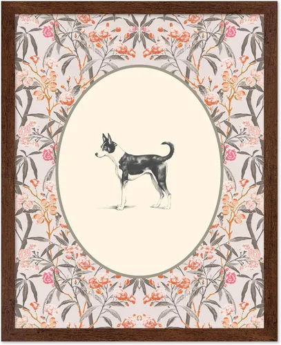 Vista 7 de Poster Master Póster Vintage de Cocker Spaniel Inglés - Impronta Retro de Perro - Arte Floral - Arte de Cachorros - Arte para Amantes de Animales