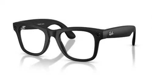 Vista 12 de Ray-Ban Meta (Gen 2) Wayfarer Grande, negro mate, lentes Transitions® Grey Negro mate/gris de transición