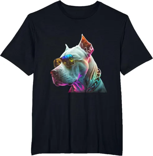 Vista 44 de Dogo Argentino Dogs Dogo Argentinos Camiseta, Negro