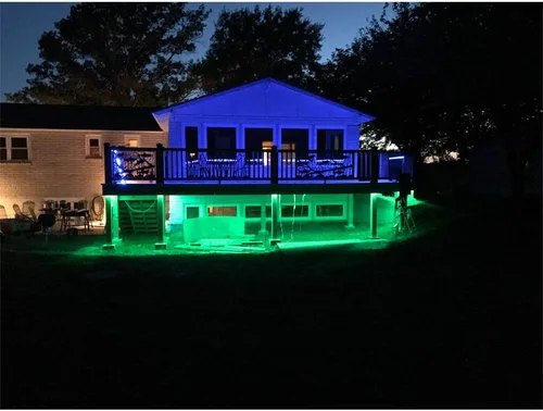 Vista 6 de Tira de luz LED de 10 pies, 20 pies, 30 pies, 50 pies, 100 pies, 12 V, 60 LEDs/M RGB SMD 5050, flexible, impermeable, IP65 para exteriores (10)