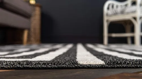 Vista 5 de Unique Loom Athens Collection - Alfombra clásica geométrica moderna con diseño de bordes, 3 pies 3 pulgadas x 5 pies 3 pulgadas, negro/beige negro