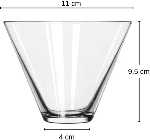 Vista 3 de Libbey Martini sin tallo, 13-1/2 onzas, caja de 12