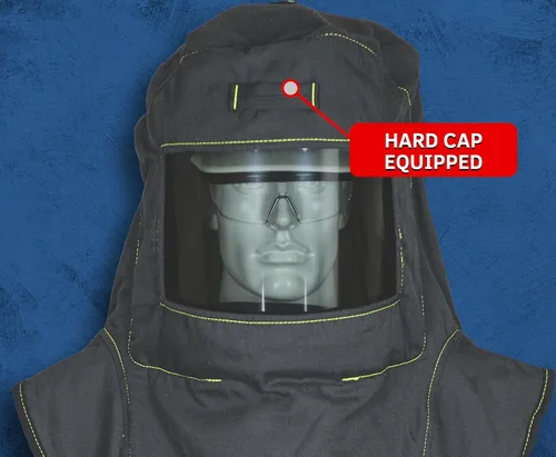 Vista 4 de Oberon Arc Flash Suit Kit - 25CAL - Includes Hood, Coat and Bib - TCG SERIES
