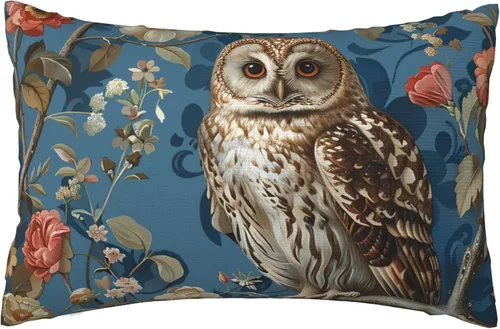 Vista 73 de Fundas de almohada William Morris diseño Strawberry Thief, fundas de almohada decorativas suaves para exteriores, fundas de almohada para decoración