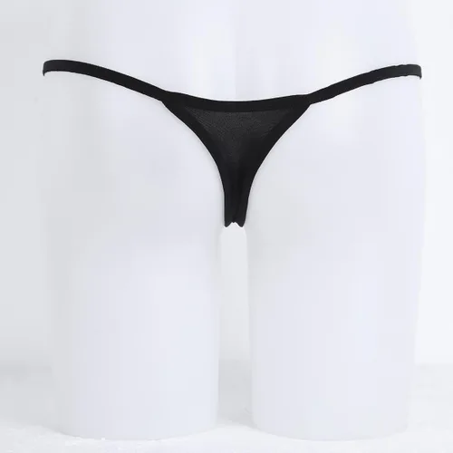 Vista 4 de Womens Stretchy Low Rise Micro Mini G-string T-back Thongs Bikini Tanga Lingerie Underwear