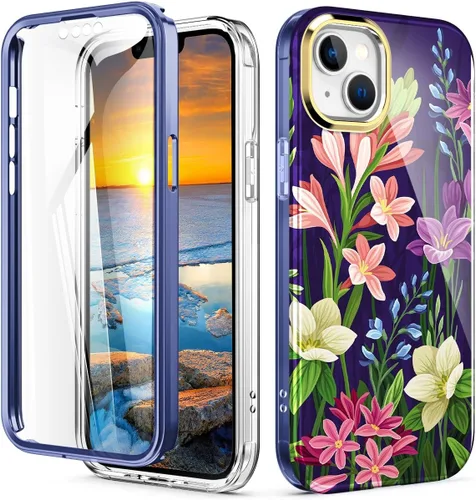 Vista 10 de Bonita funda de mármol para iPhone 11 Pro Max de 6.5 pulgadas, fabricada con protector de pantalla, ligera y elegante, cuerpo completo, a prueba