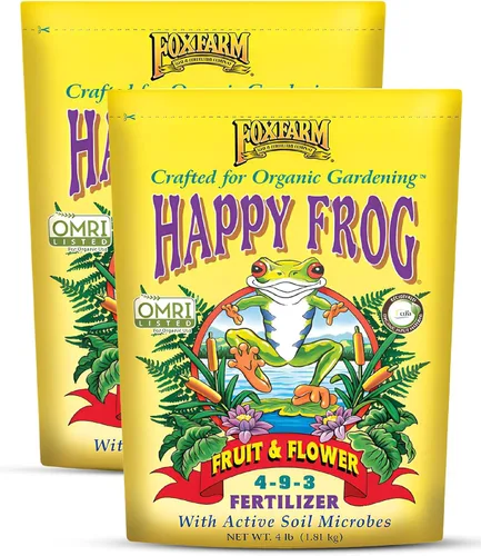 Vista 7 de Fox Farm Happy Frog - Fertilizante de frutas y flores, mezcla orgánica para frutas abundantes y flores vibrantes, fertilizante de fósforo con hongos