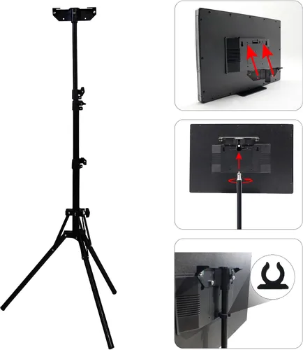 Vista 4 de Trípode profesional del marcador, soporte portátil de longitud ajustable, soporte fácil de instalar
