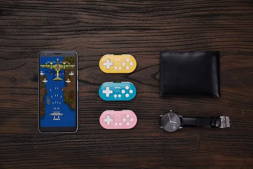 Vista 11 de 8Bitdo Zero 2 Bluetooth Gamepad Keychain Sized Mini Controller for Switch, Windows, Android, macOS & Raspberry Pi(Yellow Edition)