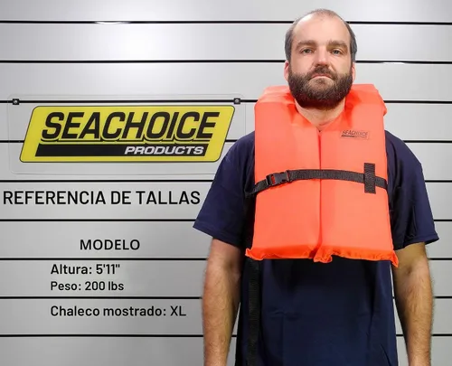 Vista 5 de Seachoice Chaleco salvavidas, tipo II Naranja