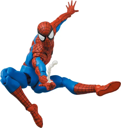 Vista 10 de メディコム・トイ (MEDICOM TOY) MAFEX No.185 Spider-Man Spider-Man (Versión de disfraz clásico) Figura de acción pre-pintada, no a escala, altura total