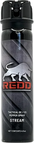 Vista 4 de Redd, Tactical OC/CS - Spray pimienta y funda de nailon, Flip Top Stream (4 onzas)