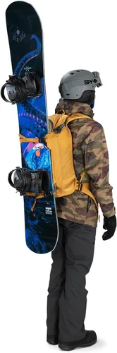 Vista 11 de Osprey Soelden 22L - Mochila de esquí y snowboard para hombre, color amarillo artesano