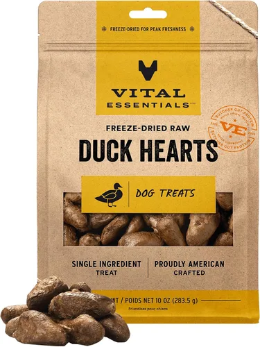 Vista 11 de Vital Essentials Golosinas para perros con corazones de pollo crudos