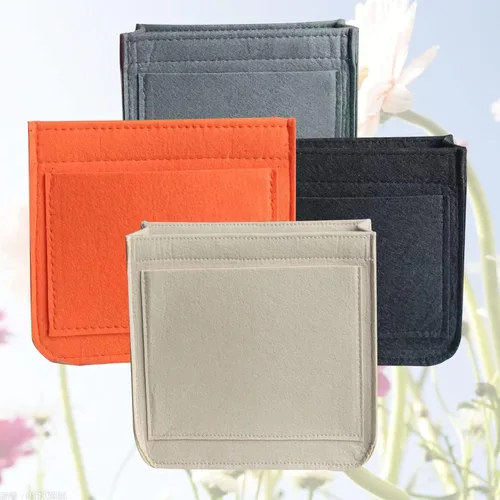 Vista 9 de Organizador de fieltro-para Hermes Evelyne III tpm pm gm bolsa inserto mini 16 29 33 bolsa organizador Y003 gris-L