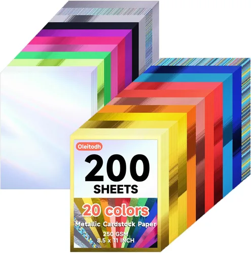 Vista 9 de Cartulina de 10,2 cm x 15,2 cm, paquete de 200 piezas, papel grueso y colorido en blanco, tarjetas en stock para invitaciones, creación de tarjetas