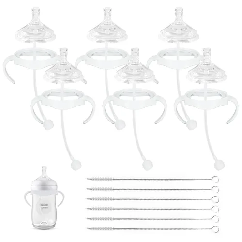 Vista 10 de Kit de Conversión de Vaso Entrenador Suave para Biberón Natural de Bebé Philips Avent, Kit de Transición para Niños Pequeños con Tetina de Vaso