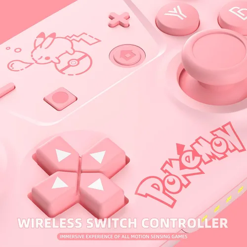 Vista 5 de Switch Controllers,Switch Pro Controller Compatible for SwitchSwitch LiteOLED,Gamepad Pro Controllers Wireless Remote Replacement Support Dual
