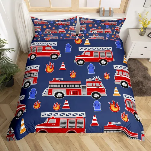 Vista 11 de Erosebridal Juego de ropa de cama con pelota de tenis para niños, funda de edredón con temática de juegos deportivos, tamaño individual para niños