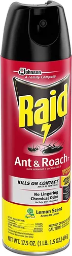 Vista 4 de Raid Ant & Roach Killer aroma a limón 1.09 libras (paquete de 5)