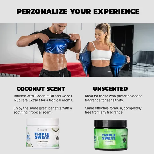 Vista 6 de Kewlioo Triple Sweat Workout Enhancing Cream - Coco
