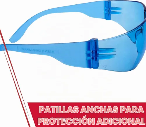 Vista 3 de Radians - Gafas de seguridad, color azul claro