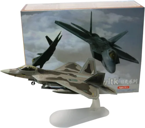 Vista 4 de USAF F-22 Raptor 1/100 Modelo de aeronave fundida a presión (Modo Basta)