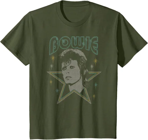 Vista 8 de David Bowie - Camiseta azul Ziggy Stardust, Negro, S