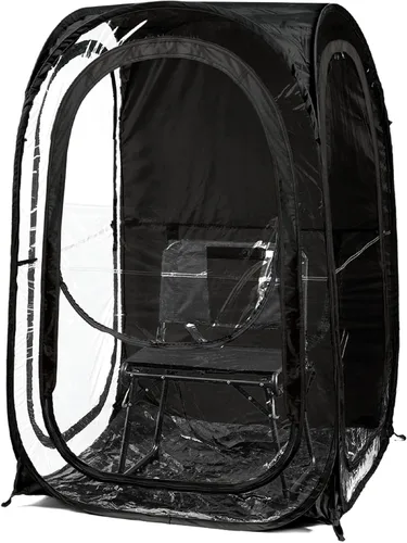 Vista 10 de WeatherPod® Pop-Up Sports Tent 1-2 Person – Instant Setup MyPod™ Original Shark Tank All-Weather Shelter for Outdoor Sports, Rain, Wind & Cold
