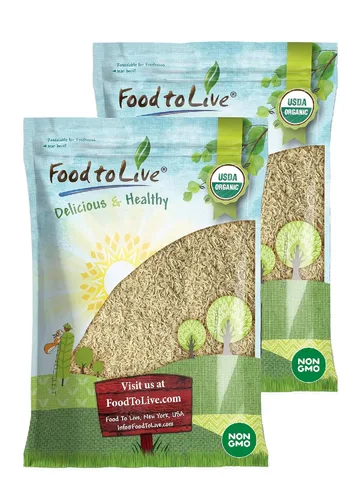 Vista 9 de Food to Live Arroz orgánico de jazmín marrón, 12 onzas, sin OMG, arroz integral, variedad de grano largo, no irradiado, kosher, vegano. Rico