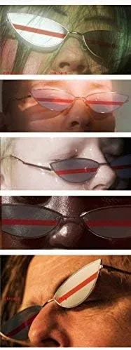 Vista 8 de FEISEDY Gafas de sol de diseñador de moda Retro pequeños pétalos forma arco templo diseño B2298