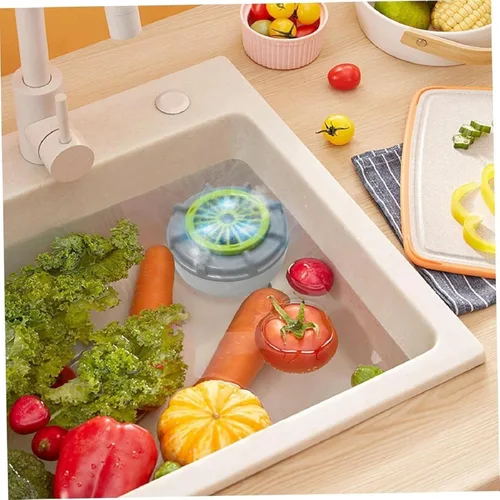 Vista 4 de Lavadora de frutas y verduras, Purificador de productos Lavadora de verduras y frutas, Disfrute de una limpieza silenciosa: Lavadora ultrasónica